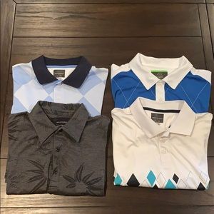 Bundle of 4 Greg Norman Polo Shirts